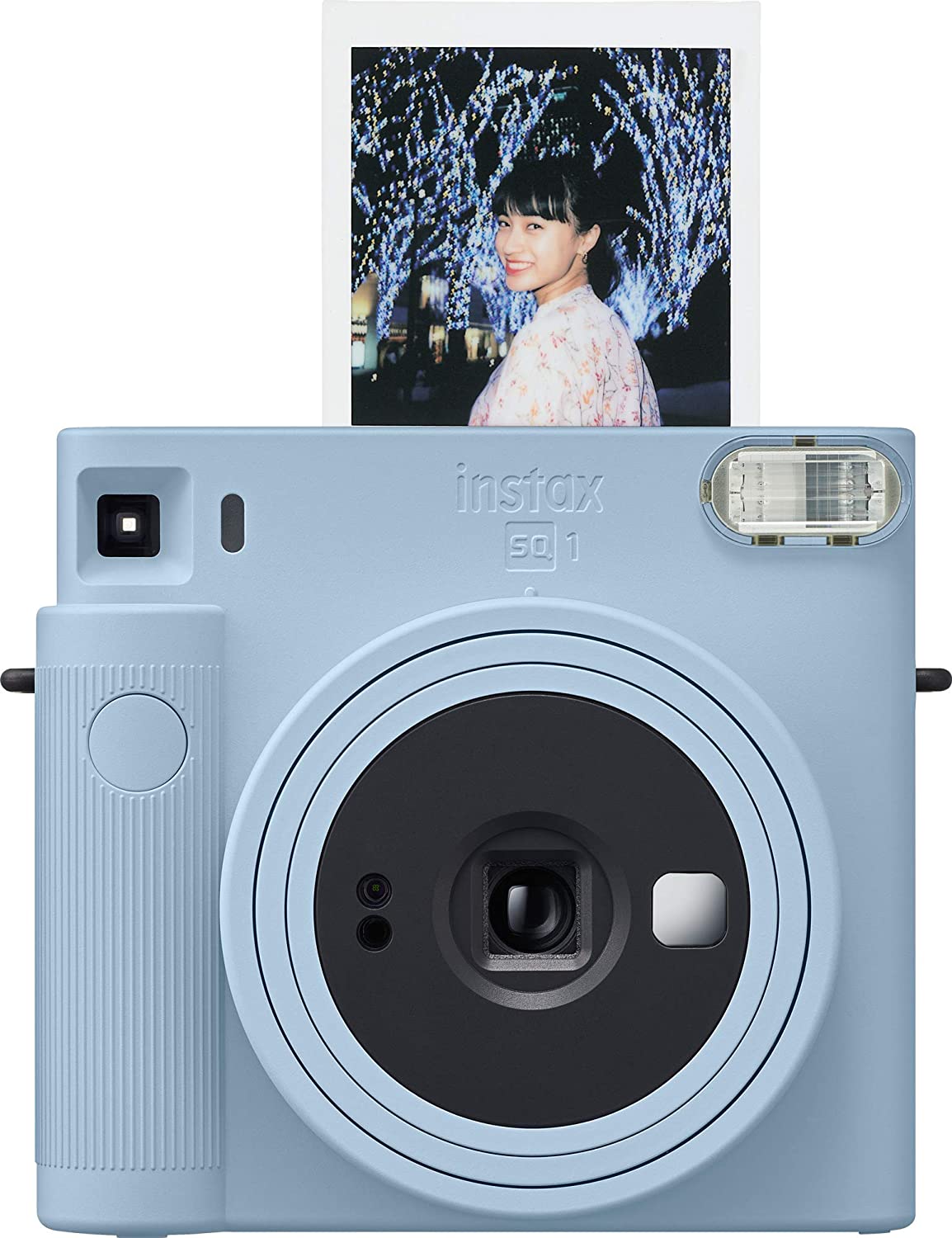 Fujifilm Instax SQUARE SQ1 Instant Camera, Instant Film, Glacier Blue- 16670508