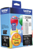 Brother Genuine LC203BK High-Yield Black Ink Cartridges (Twin Pack), 550 Pages - LC2032PKS
