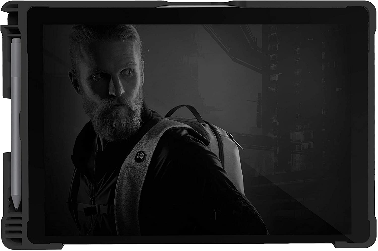 STM Goods Dux Shell Rugged Case for Surface Pro 7 (Also Fits Pro 4/5/6), Black - STM-222-260L-01