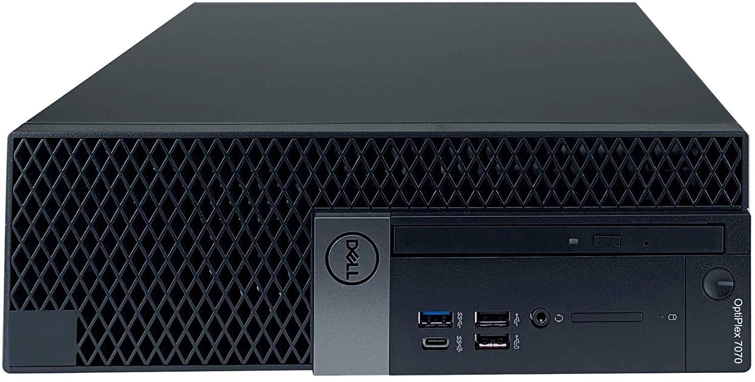 Dell OptiPlex 7070 SFF Desktop Computer, Intel Core i7-9700, 3.0GHz, 8GB RAM, 500GB HDD, Windows 10 Pro 64-bit - 6CD09
