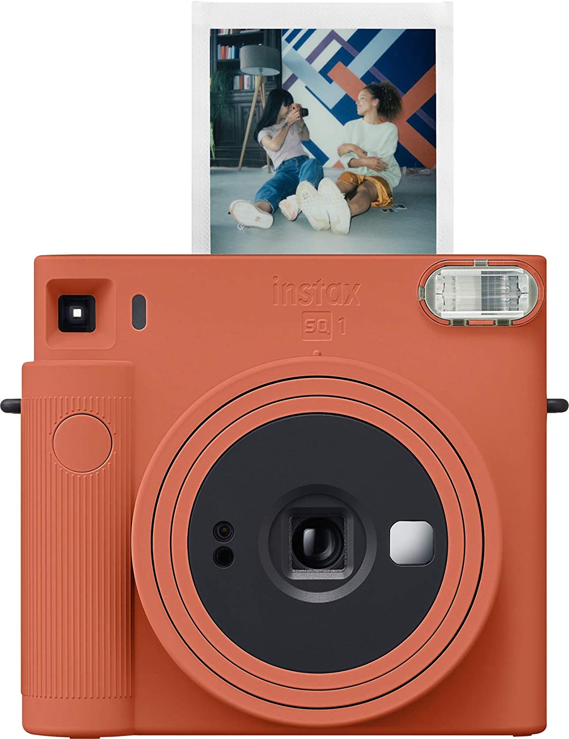 Fujifilm Instax SQUARE SQ1 Instant Camera, Instant Film, Terracotta Orange - 16670510