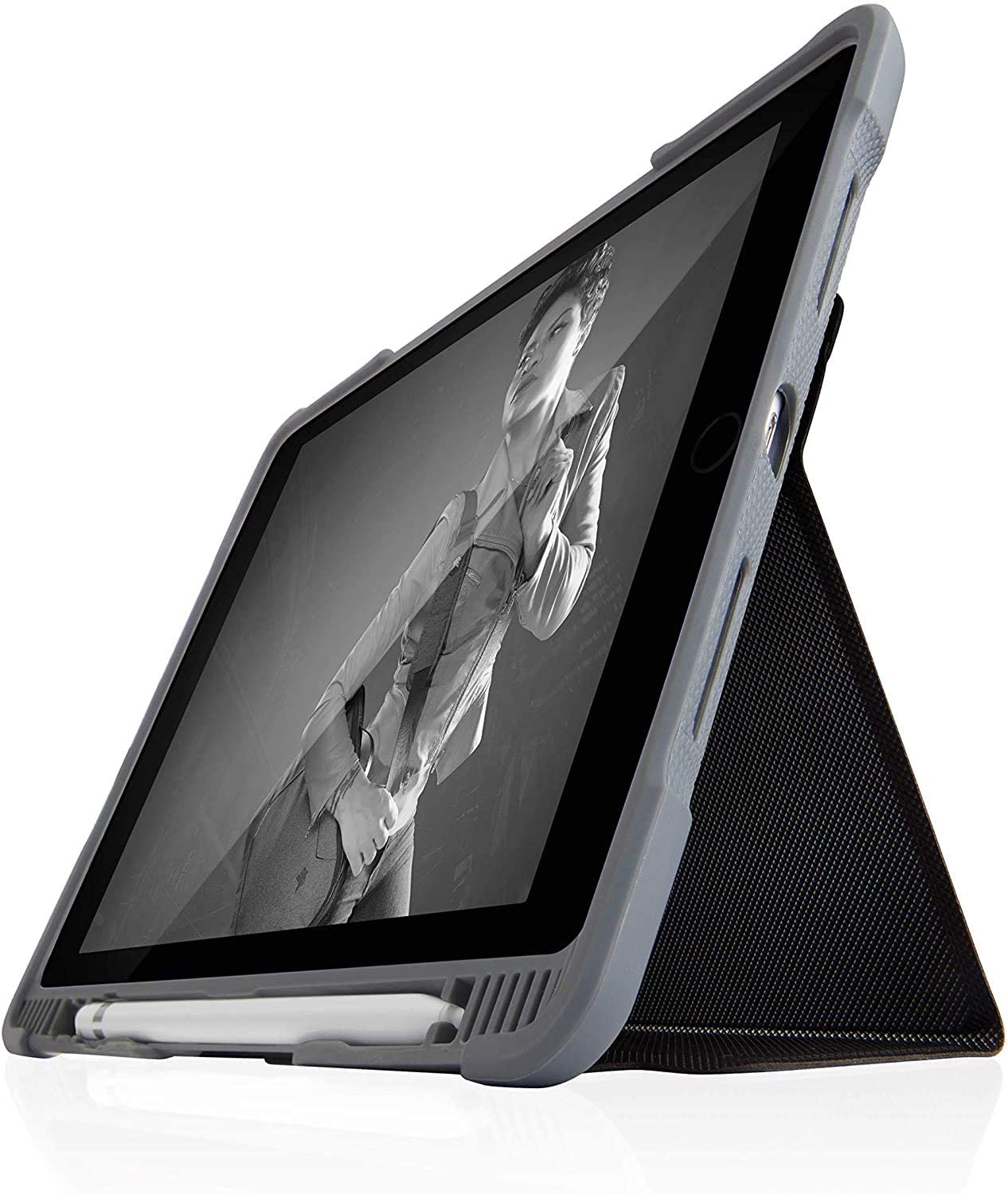 STM Goods Dux Plus Duo Carrying Case for 9.7" iPad 5th/6th Tablet, Black - stm-222-200JW-01
