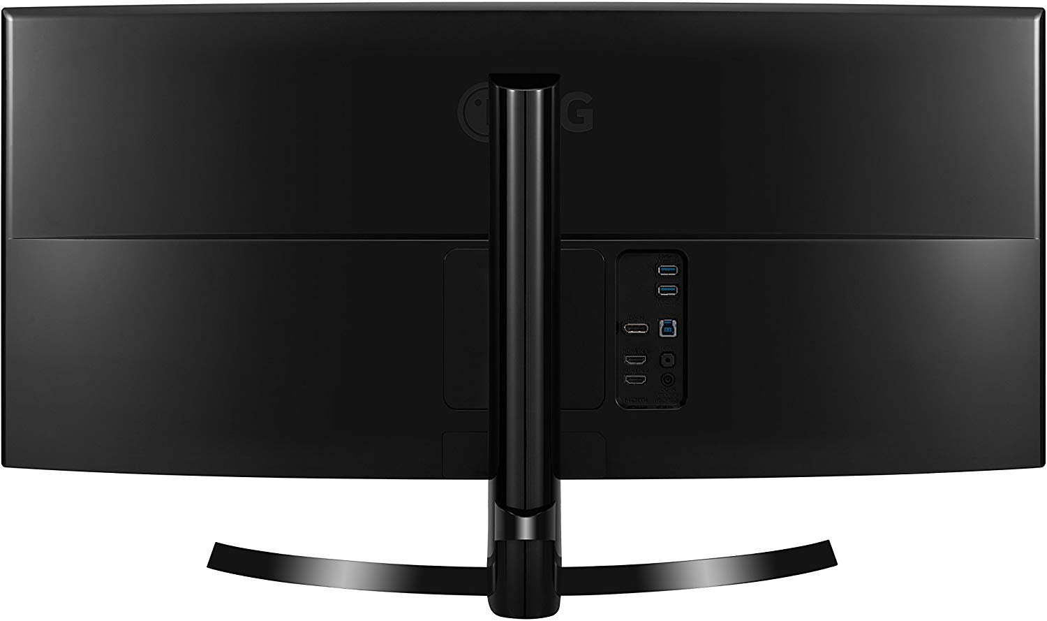 LG 34" Class UltraWide QHD Curved LED LCD Monitor, 21:9, 5 ms, 5M:1-Contrast - 34UC88-B