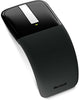 Microsoft Arc Touch Wireless Mouse, 2.4-GHz, USB, BlueTrack, Black - RVF-00052
