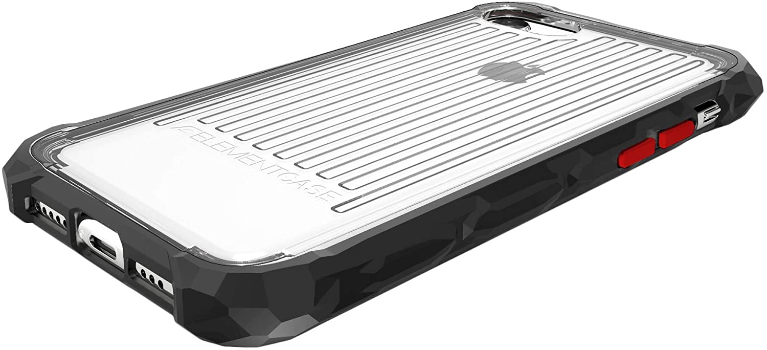 Element Case Special OPS Rugged Case for iPhone SE 2nd Gen, Clear/Black - EMT-322-246EV-02