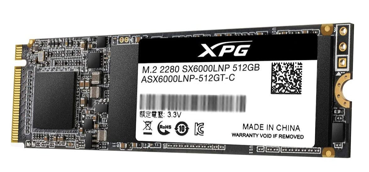 ADATA XPG SX6000 Lite 512GB Solid State Drive, SSD For PCs - ASX6000LNP-512GT-C