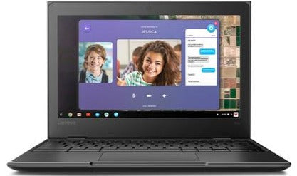 Lenovo 100e 2nd Gen 11.6" HD Chromebook, Intel Celeron N4020, 1.10GHz, 4GB RAM, 32GB eMMC, Chrome OS- 81MA002BUS