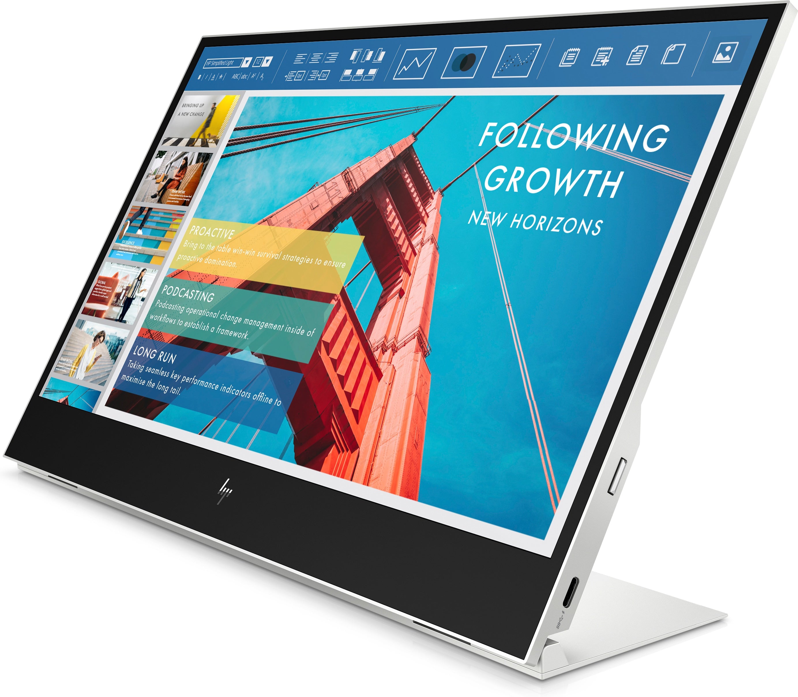 HP E14 G4 14" FHD Portable Monitor, 16:9, 5MS, 800:1-Contrast - 1B065AA#AC3