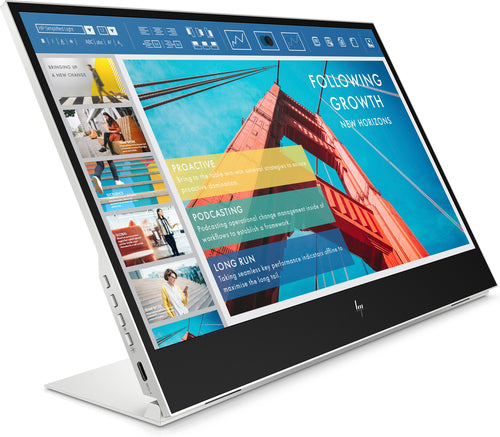 HP E14 G4 14" FHD Portable Monitor, 16:9, 5MS, 800:1-Contrast - 1B065AA#AC3