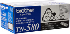 Brother Genuine High-Yield Black Toner Cartridge, 7000 Pages - TN580
