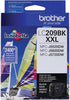 Brother Genuine Super High-Yield Black Ink Cartridge, 2400 Pages - LC209BK