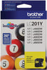 Brother Genuine Standard-Yield Yellow Ink Cartridge, 260 Pages - LC201Y