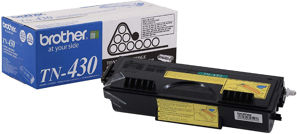 Brother Genuine Standard-Yield Black Toner Cartridge, 3000 Pages - TN430