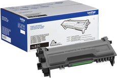Brother Genuine Standard-Yield Black Toner Cartridge, 3000 Pages - TN820