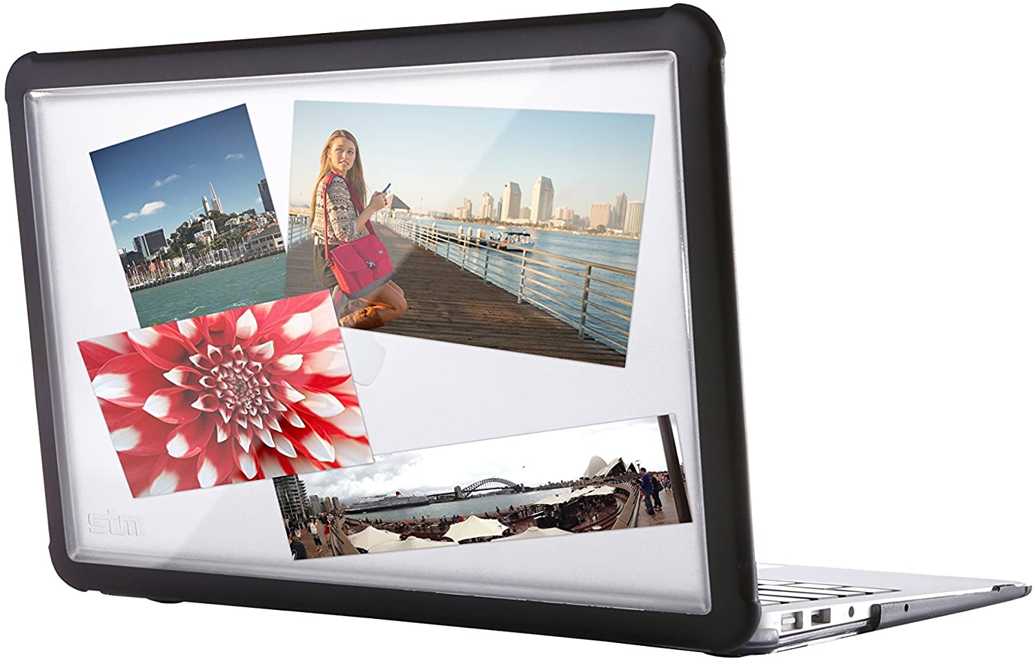 STM Goods Dux 11" MacBook Air (2015 & 2017) Super Protective Case, Black - stm-122-094K-01