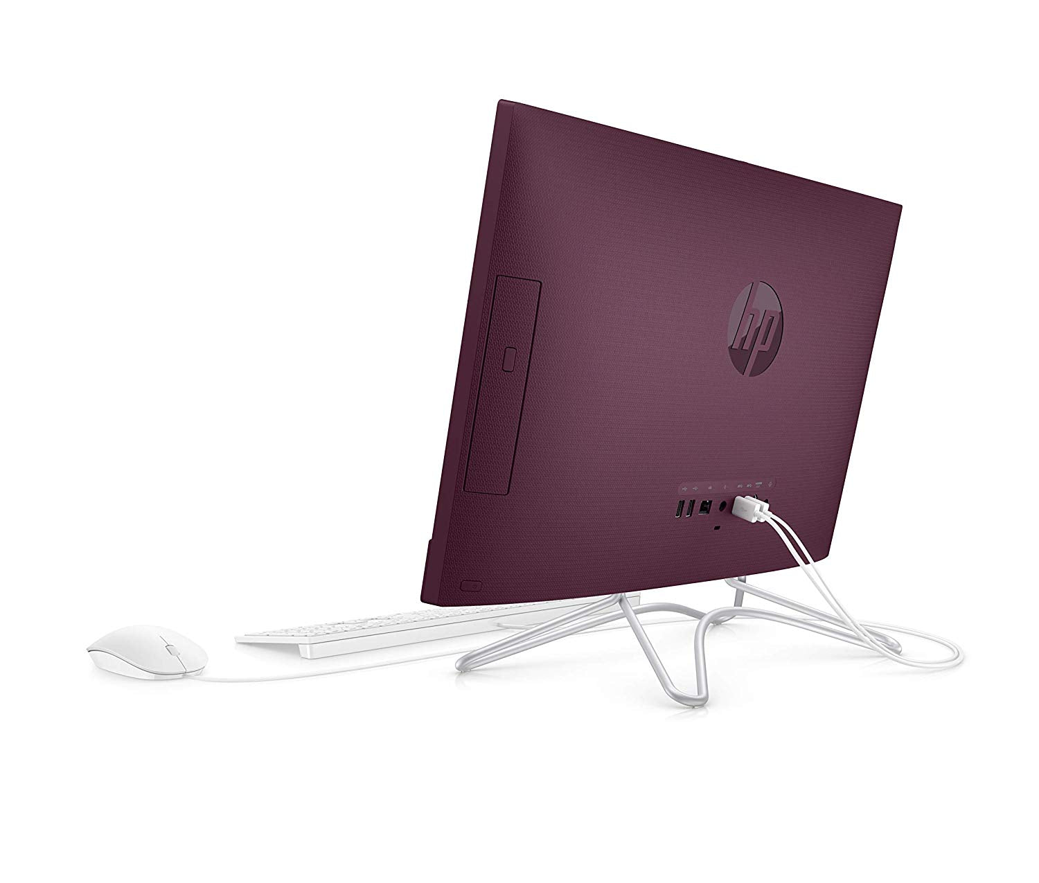 HP 22-c0083w 21.5" Full HD (Non-Touch) All-in-One Desktop PC, Intel Celeron G4900T, 2.90GHz, 4GB RAM, 1TB HDD, Windows 10 Home 64-Bit - 3LB93AA#ABA