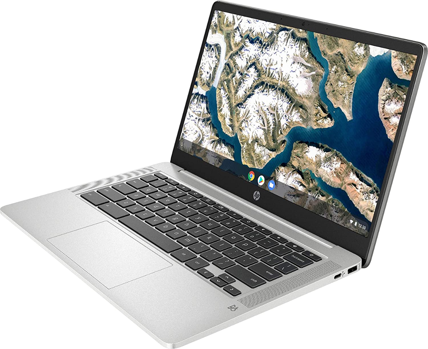 HP 14a-na0061dx 14" FHD Chromebook, Intel Celeron N4000, 1.10GHz, 4GB RAM, 32GB eMMC, Chrome OS - 2J9N1UA#ABA (Certified Refurbished)