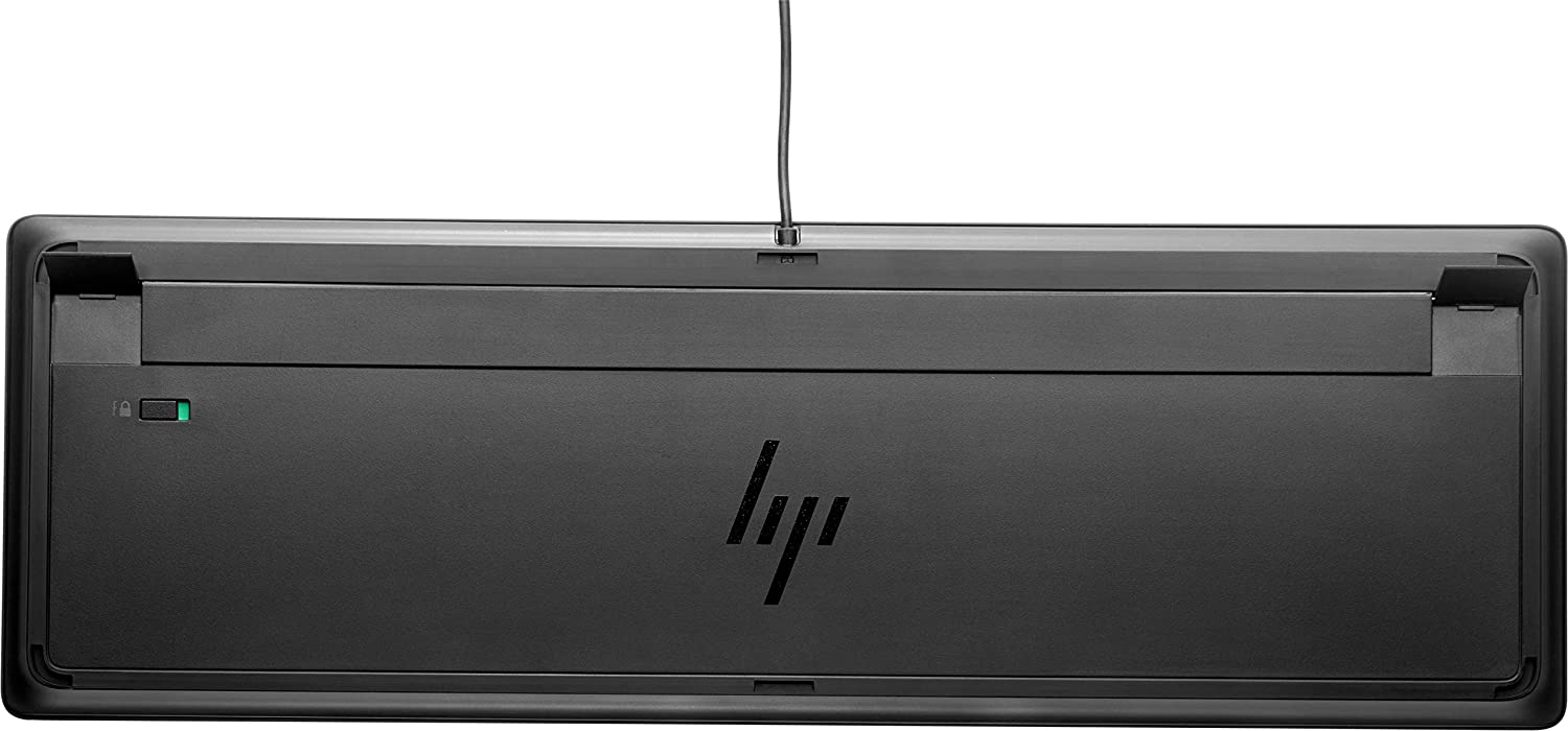 HP USB Premium Keyboard, Wired, QWERTY, Black - Z9N40AT#ABA