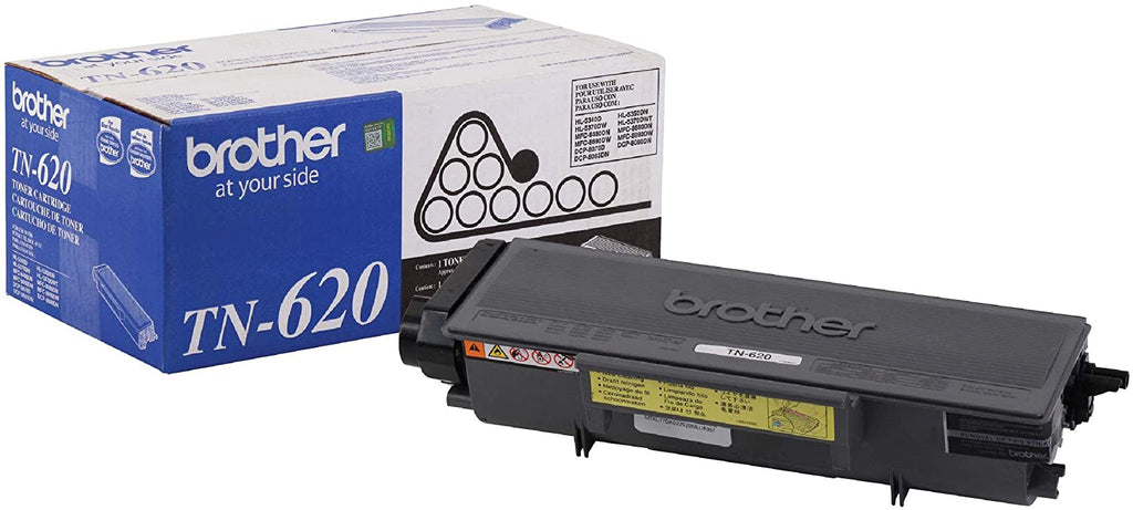 Brother Genuine Standard-Yield Black Toner Cartridge, 3000 Pages - TN620