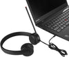 Lenovo Essential Stereo Analog Headset, Wired, On-ear, Adjustable Headband, Boom - 4XD0K25030