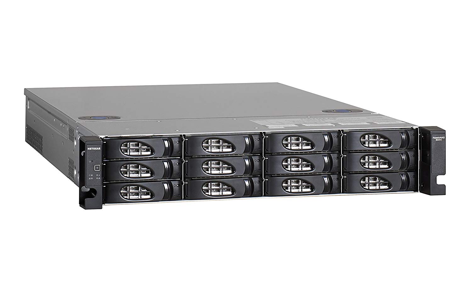 Netgear ReadyNAS 4312x Insight Managed Smart Cloud Network Storage, 12-bay, 2 x 10Gb SFP+, 16GB, 2 USB, RJ-45 - RR4312X0-10000S