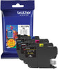 Brother Genuine LC3017 High-Yield 3-pack Color Ink Cartridges, C/M/Y, 550 Pages - LC30173PK