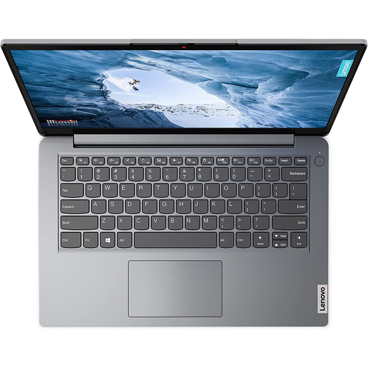 Lenovo IdeaPad 1 14IAU7 14" HD Notebook, Intel i3-1215U, 1.20GHz, 4GB RAM, 128GB SSD, Win11HS - 82QC003VUS