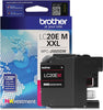 Brother Genuine INKvestment Super High-Yield Magenta Ink Cartridge, 1200 Pages - LC20EM