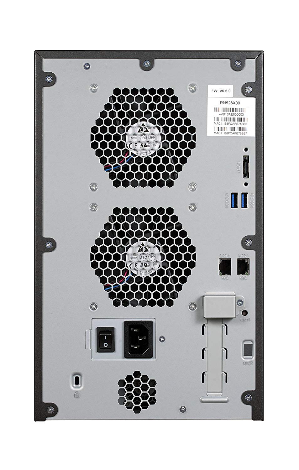 Netgear ReadyNAS 528X Premium Performance Business Data Storage, 8 Bay NAS, 4GB, 3 USB, RJ-45 - RN528X00-100NES