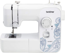 Brother LX3817 17-Stitch Full-size Electric Sewing Machine, LED, White - RLX3817 (Certified Refurbished)