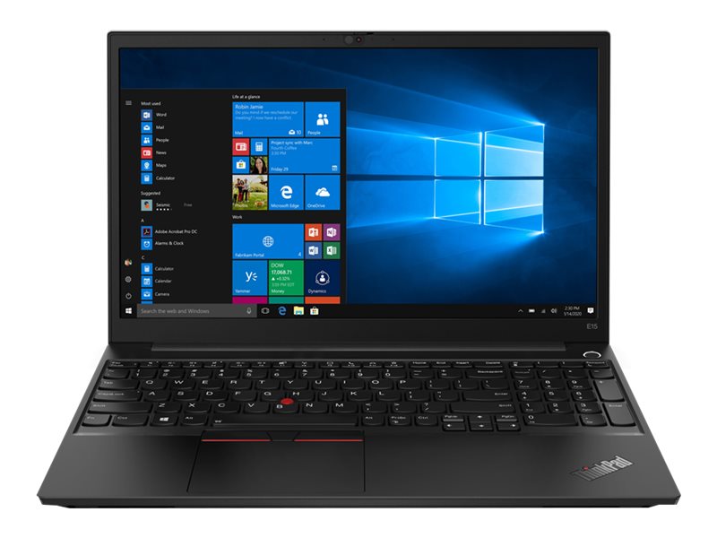 Lenovo ThinkPad E15 Gen 2 15.6" FHD Notebook, AMD R7-4700U, 2.0GHz, 8GB RAM, 256GB SSD, Win10P - 20T80002US