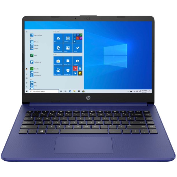 HP 14-dq0050nr 14" HD Notebook, Intel Celeron N4020, 1.10GHz, 4GB RAM, 64GB eMMC, Win10HS - 47X80UA#ABA