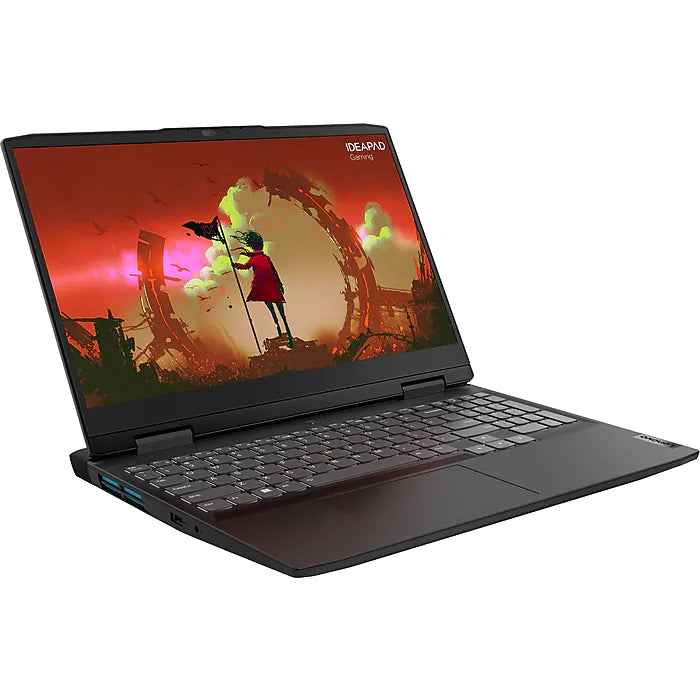 Lenovo IdeaPad Gaming 3 15ARH7 15.6" FHD Notebook, AMD R5-6600H, 3.30GHz, 8GB RAM, 256GB SSD, Win11H - 82SB0015US