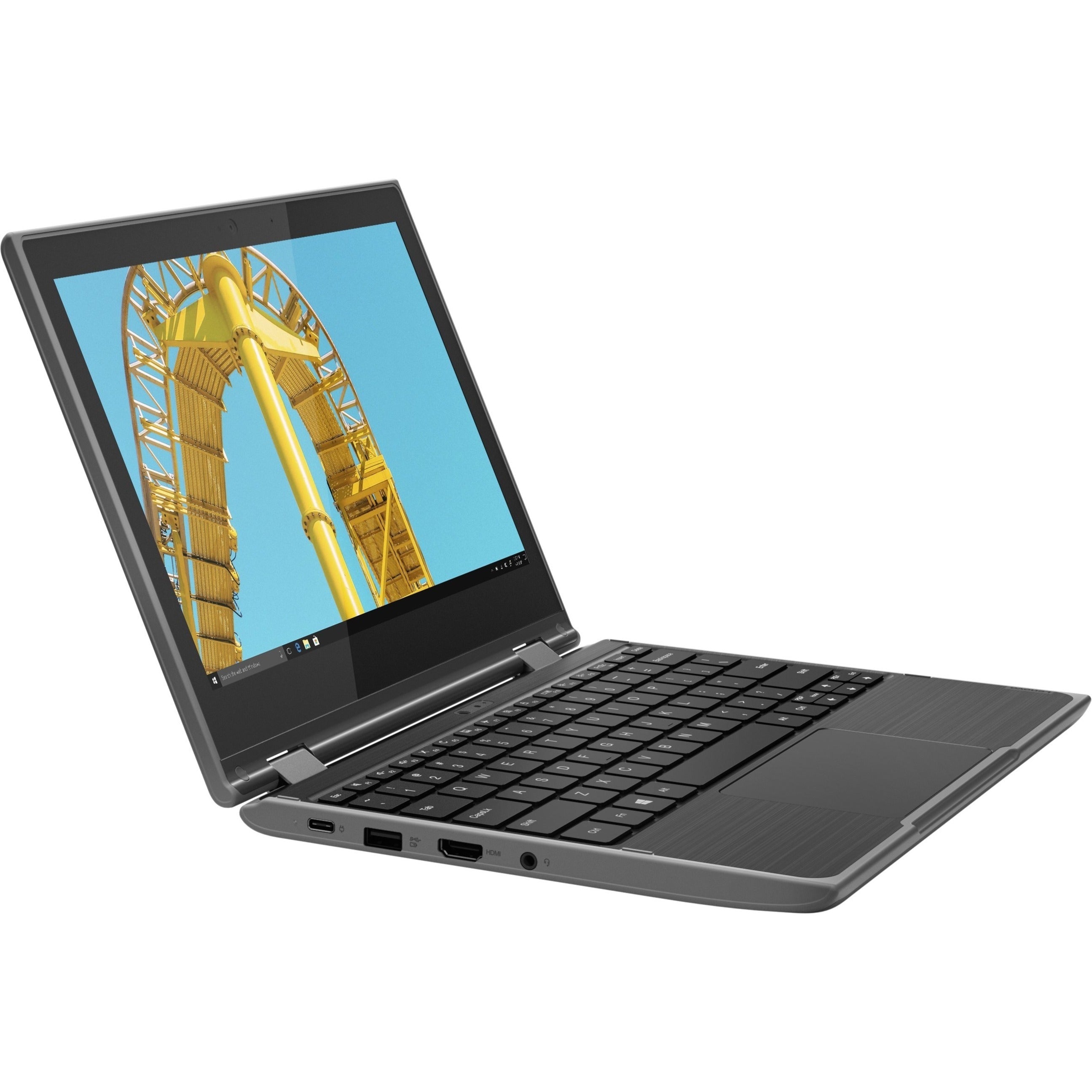 Lenovo 300e 11.6" HD 2nd Gen Convertible Notebook, AMD 3015e, 1.20GHz, 4GB RAM, 64GB eMMC, Win10P - 82GK001PUS