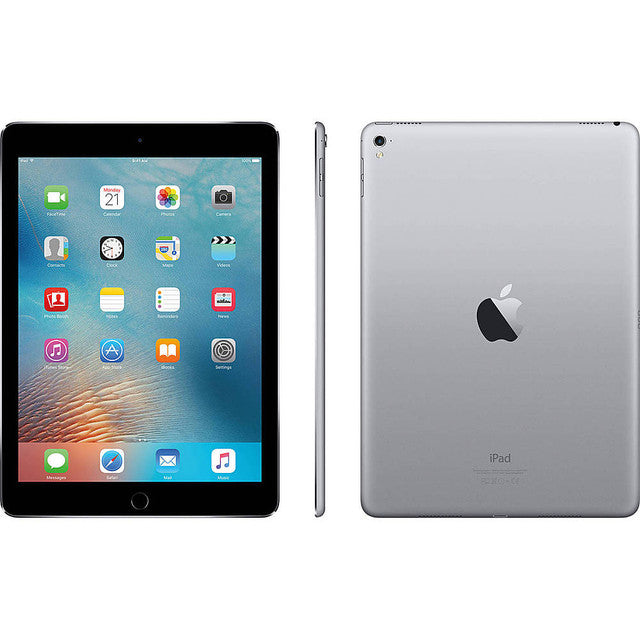 Apple 9.7" iPad Pro (1st Gen), Apple A9X, 256GB Storage, Space Gray, (WiFi + Cellular) - 4LQ62AM/A (Certified Refurbished)