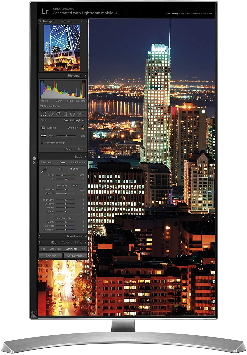 LG 27" Class 4K UHD LED LCD Monitor, 16:9, 5 ms, 5M:1-Contrast - 27UD88-W