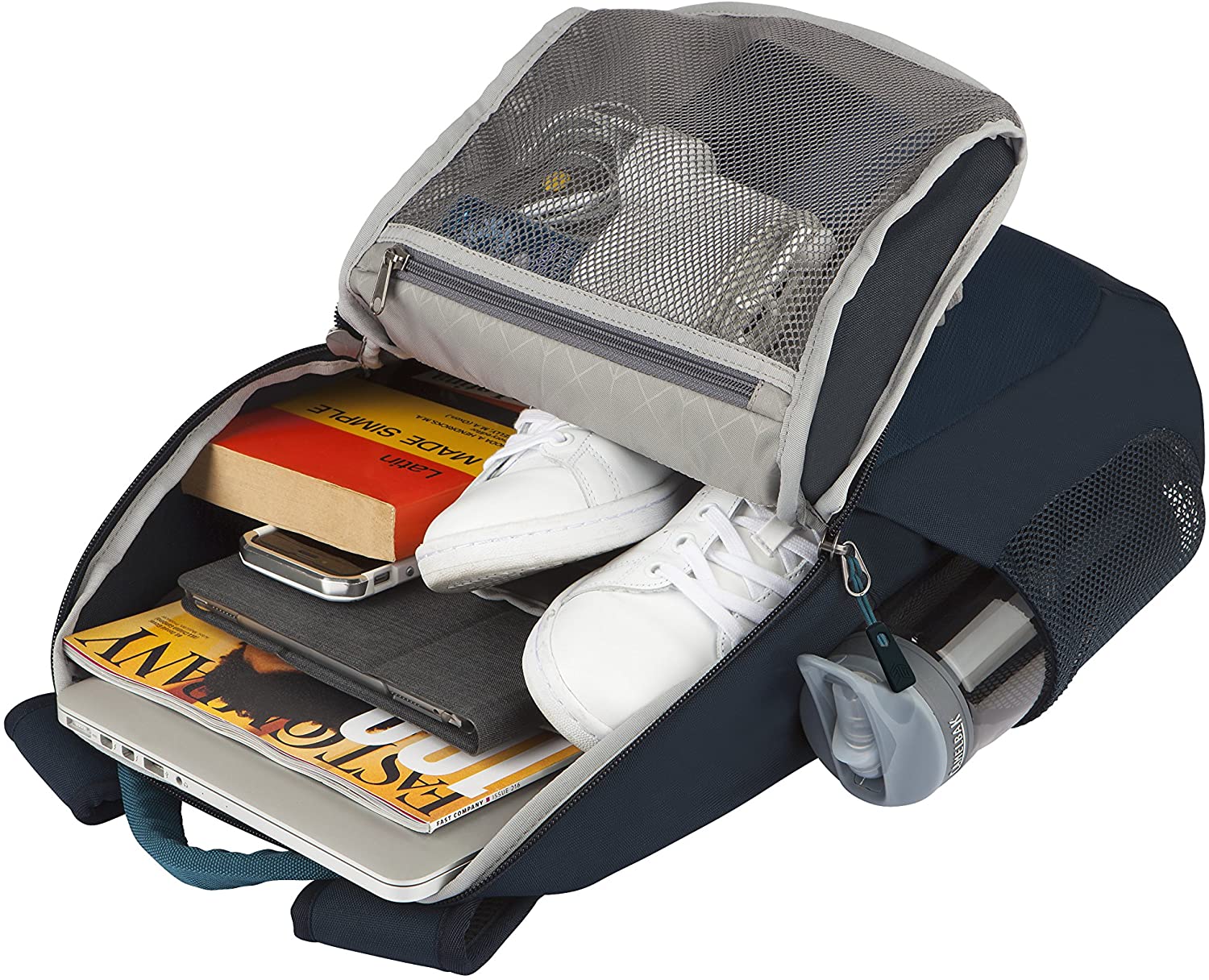 STM Goods Saga Backpack Carrying Case for 15" Laptop, Dark Navy - stm-111-170P-04