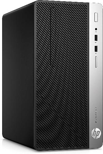 HP ProDesk 400-G5 Micro Tower Desktop PC, Intel i3-8100, 3.60GHz, 8GB RAM, 500GB HDD, Windows 10 Pro 64-Bit - 7VE99U8#ABA