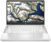HP 14a-na0020nr 14" HD Chromebook, Intel Celeron N4000, 1.10GHz, 4GB RAM, 32GB eMMC, Chrome OS - 9PG29UA#ABA