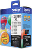 Brother Genuine LC203BK High-Yield Black Ink Cartridges (Twin Pack), 550 Pages - LC2032PKS