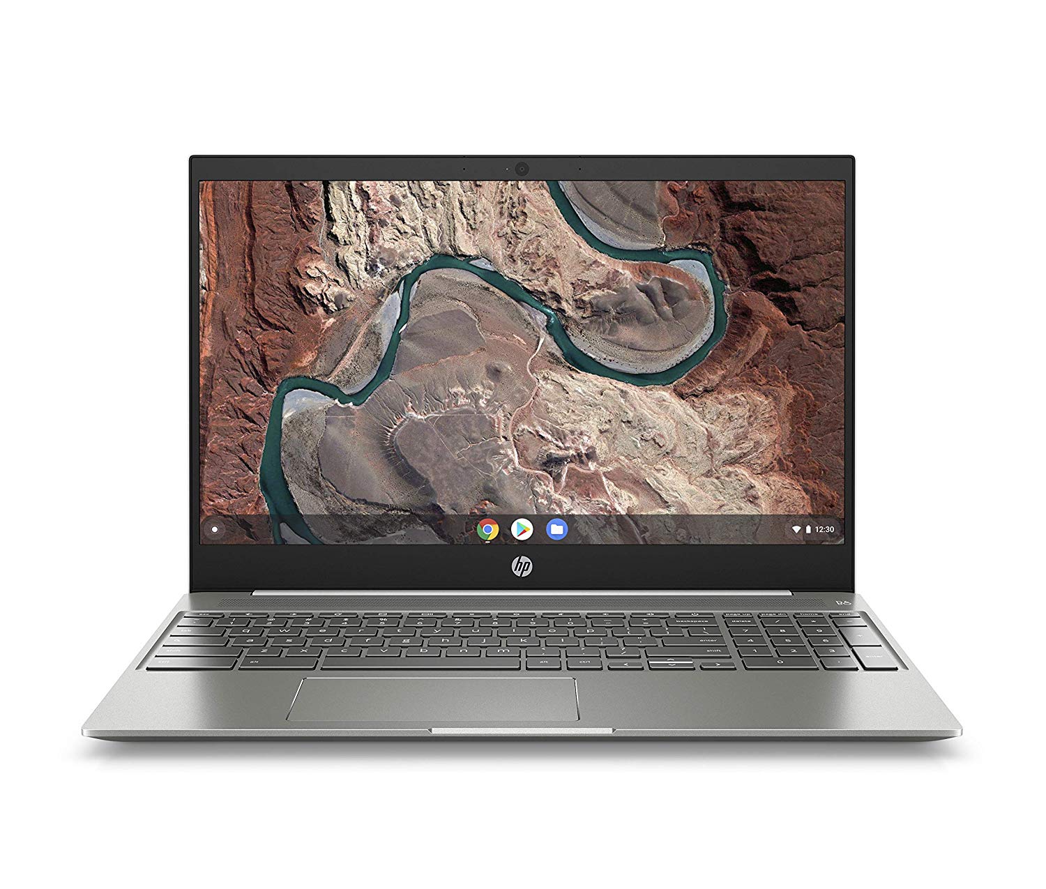 HP 15-de0010nr 15.6" Full HD (Touchscreen) Chromebook, Intel Pentium Gold 4417U, 2.30GHz, 4GB RAM, 64GB eMMC, Chrome OS - 6JA25UA#ABA