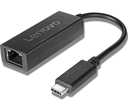 Lenovo USB-C to Ethernet Adapter for NA, USB-C/RJ-45 Connectors - 4X91D96889
