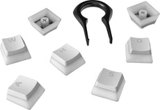 HP HyperX Pudding Keycaps (US Layout), Full Key Set, PBT, White - 4P5P5AA#ABA