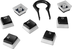 HP HyperX Pudding Keycaps (US Layout), Full Key Set, PBT, Black - 4P5P4AA#ABA