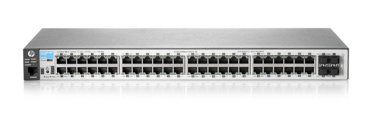 HPE Aruba 2530 48G Switch, RJ-45 Ethernet, SFP, L2, Manageable, 1U - J9775A#ABA