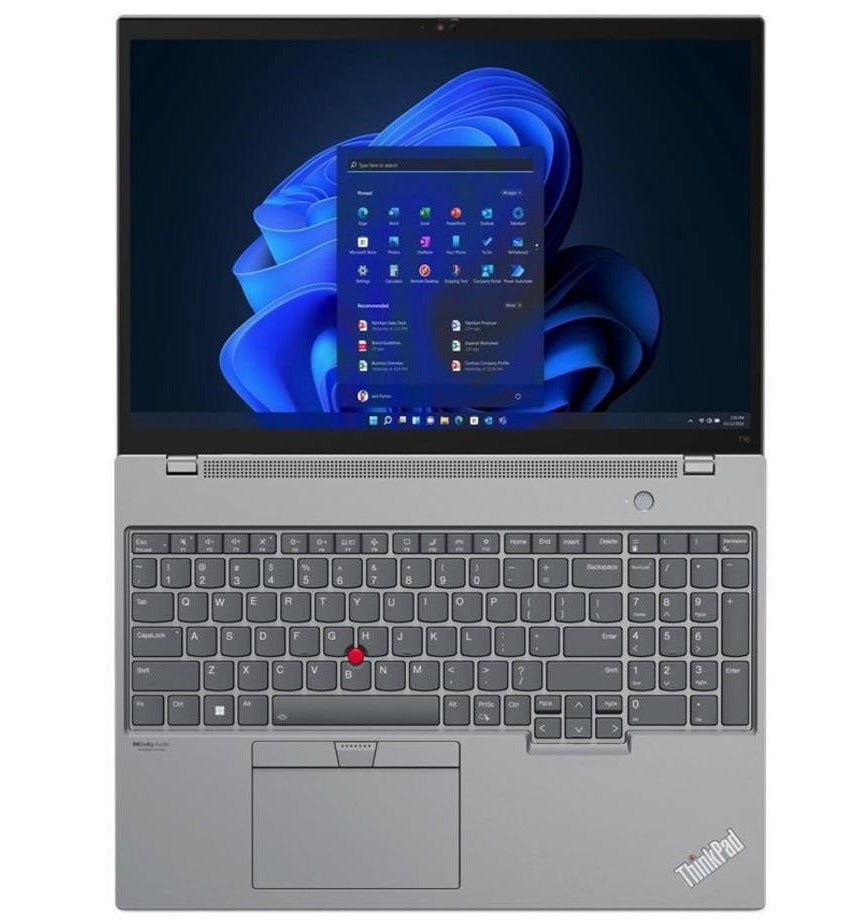 Lenovo ThinkPad T16 Gen 1 16" WUXGA Notebook, AMD R7-6850U, 2.70GHz, 16GB RAM, 512GB SSD, Win11P - 21CH0005US