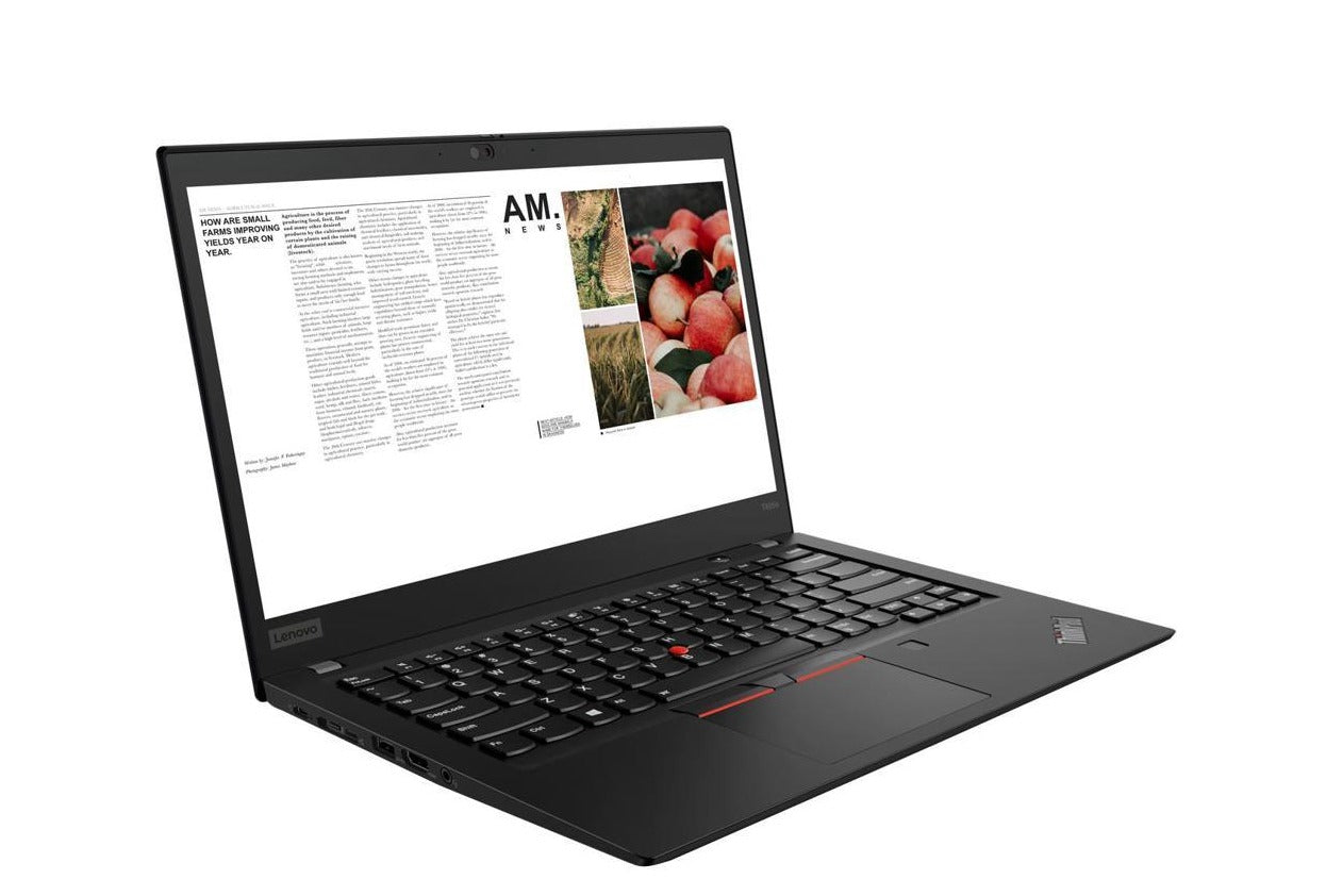 Lenovo ThinkPad T495s 14" Full HD (Non-Touch) Notebook, AMD Ryzen 7 3700U, 2.30GHz, 16GB RAM, 512GB SSD, Windows 10 Pro 64-Bit - 20QJ001KUS