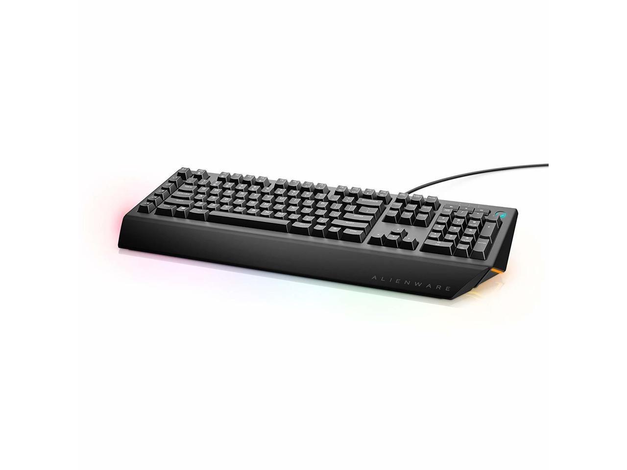Dell Alienware AW568 Advanced Gaming Keyboard, USB, Numeric Keypad, Black- AW568-BK-US