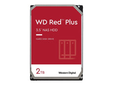 Western Digital Red Plus 2TB 3.5" NAS Internal Hard Drive, 128MB Cache, 5400RPM, SATA/600 - WD20EFZX