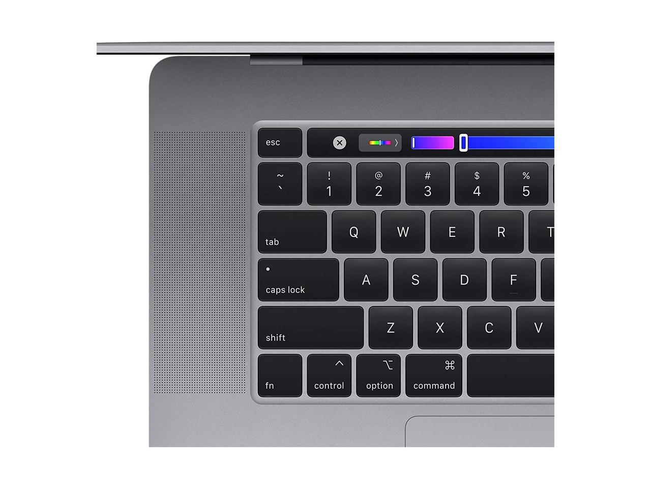 Apple 16" MacBook Pro with Touch Bar (2019 Model), Intel i7, 2.60GHz, 16GB RAM, 512GB SSD, MacOS - 5VVJ2LL/A (Certified Refurbished)